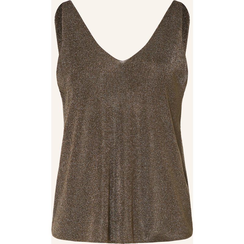 Ba&Sh Stricktop Zuani Mit Glitzergarn gruen