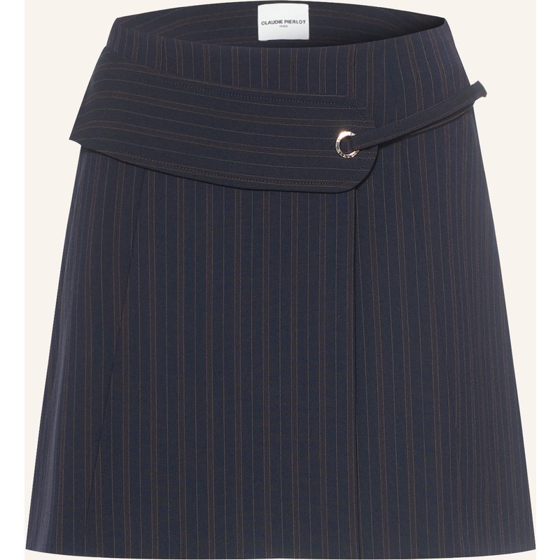 Claudie Pierlot Rock In Wickeloptik blau