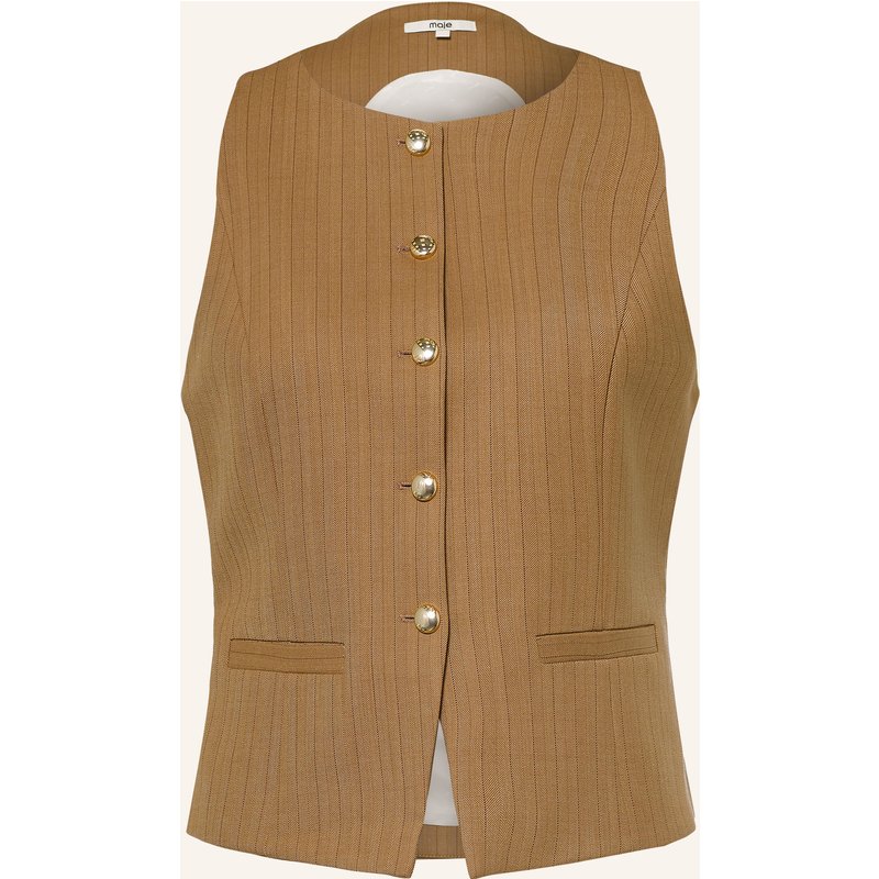 Maje Blazerweste beige