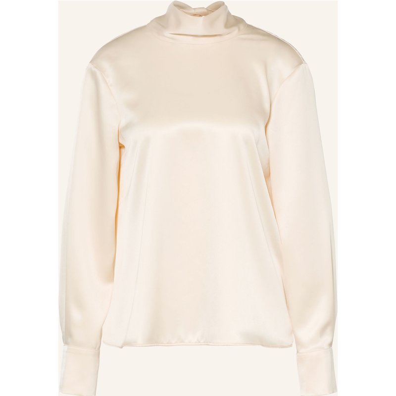 Maje Schluppenbluse Aus Satin weiss