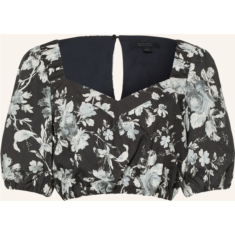 Allsaints Cropped-Blusenshirt Levy schwarz