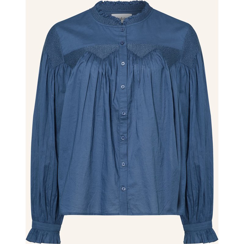 Ba&Sh Bluse Tonia Mit Rüschen blau