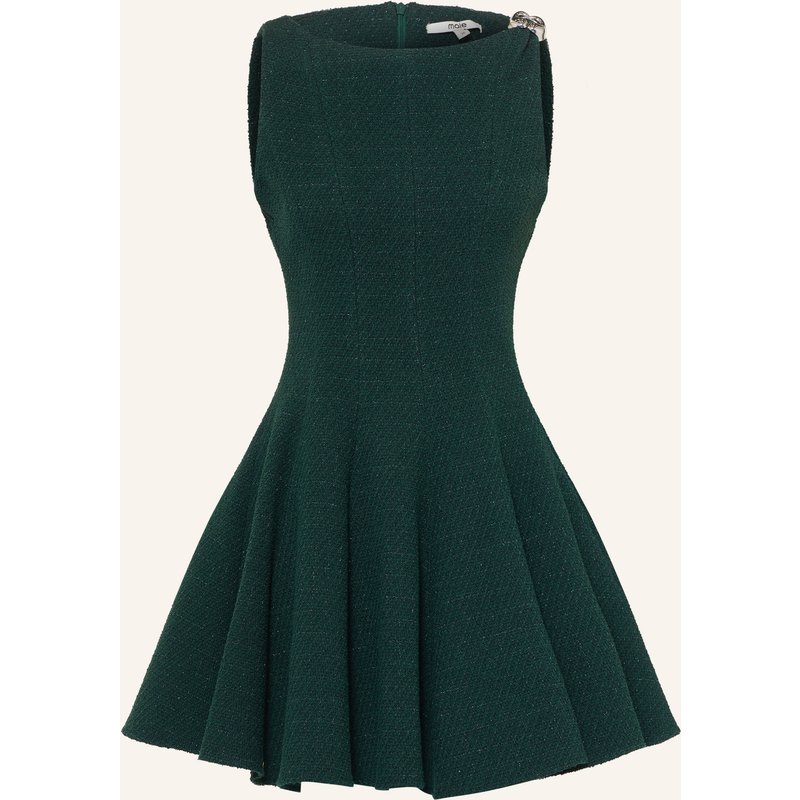 Maje Tweed-Kleid Mit Glitzergarn gruen