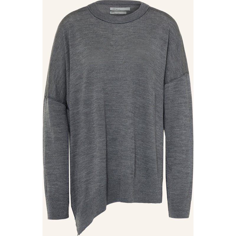 Allsaints Oversized-Pullover Martel Aus Merinowolle grau