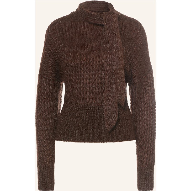 Allsaints Pullover Etty Mit Mohair Und Schluppe braun