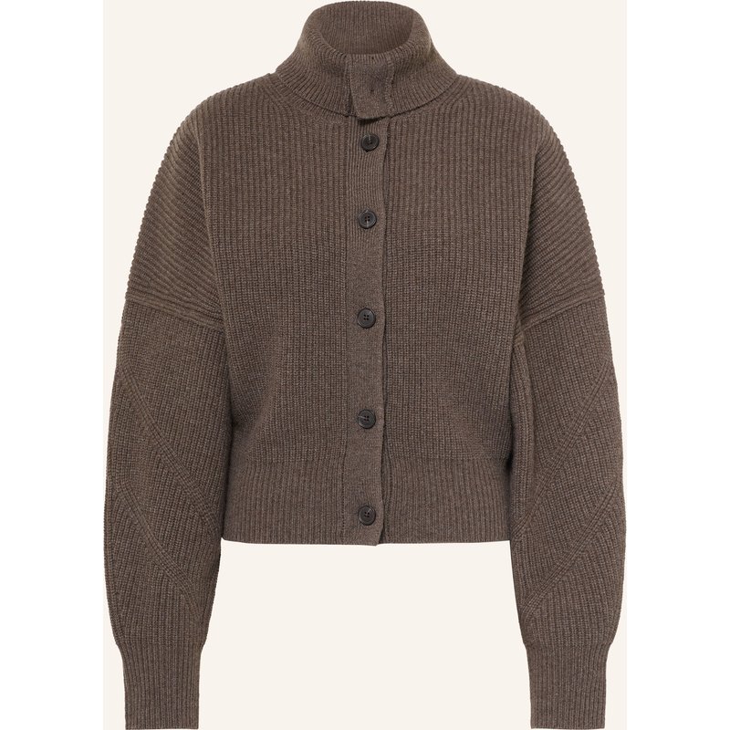 Allsaints Strickjacke Caron Aus Merinowolle braun