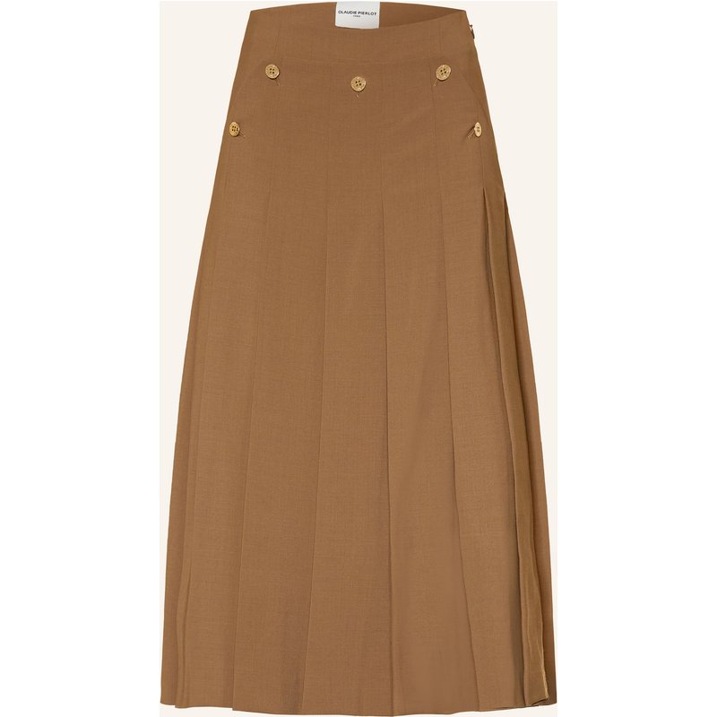 Claudie Pierlot Faltenrock braun