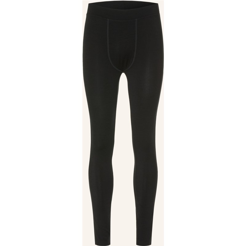 We Norwegians Funktionswäsche-Hose Long Johns Aus Merinowolle schwarz