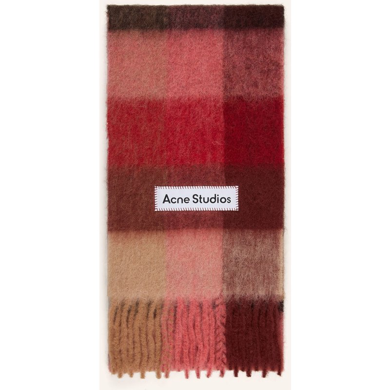 Acne Studios Schal Mit Alpaka pink