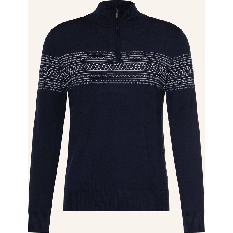 We Norwegians Troyer Signature Aus Merinowolle blau