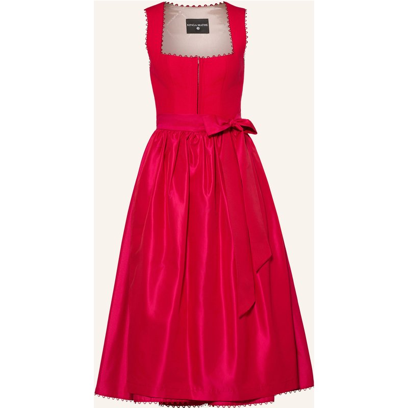 Kinga Mathe Dirndl München Mit Leinen rot