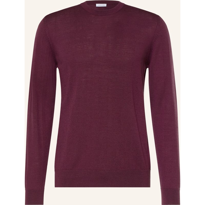 Seidensticker Pullover Aus Merinowolle rot