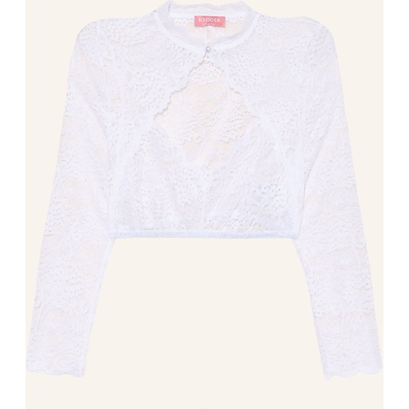 Krüger Dirndlbluse Julene Aus Spitze Mit 3/4-Arm weiss
