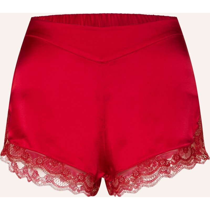 Simone Pérèle Schlafshorts Love Me Aus Seide rot