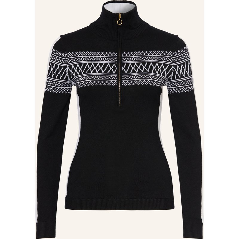 We Norwegians Midlayer Signature Aus Merinowolle schwarz