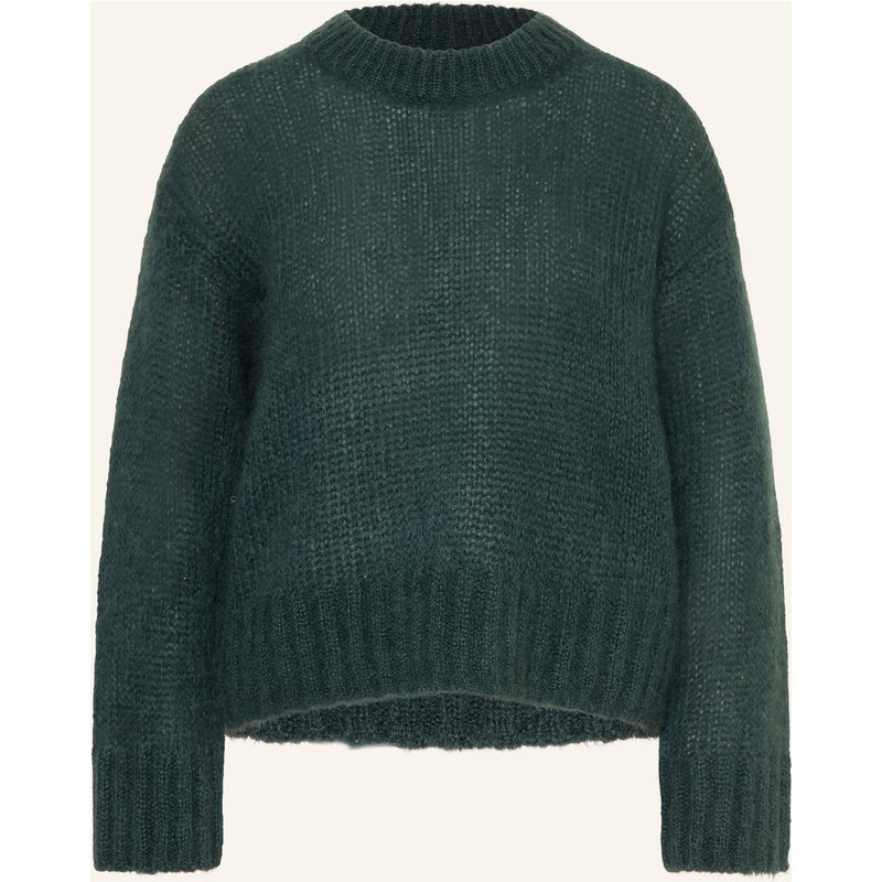 Part Two Mohair-Pullover Sillepw gruen