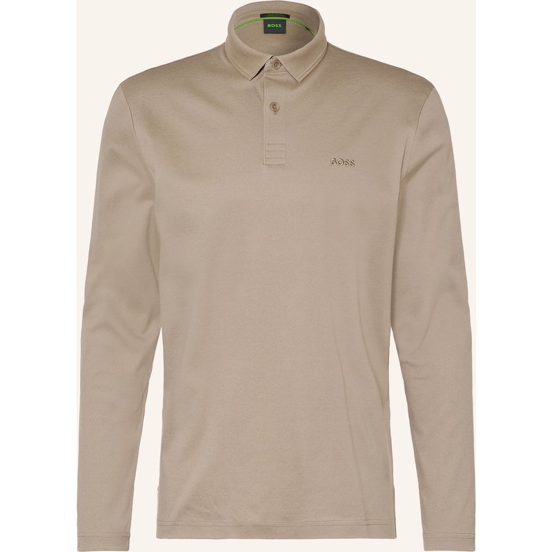 Boss Jersey-Poloshirt Pirol Regular Fit gruen