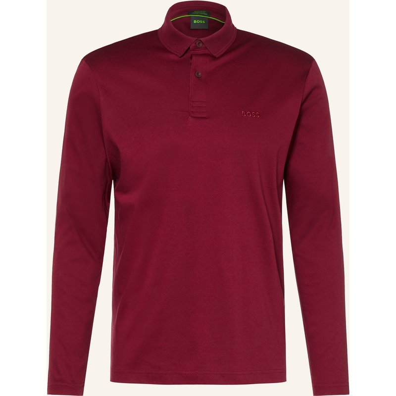 Boss Jersey-Poloshirt Pirol Regular Fit rot