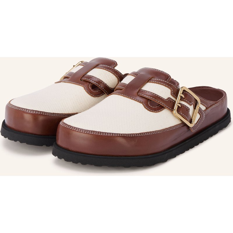 1774 Birkenstock Pantoletten Boston Bold Canvas 1774 braun