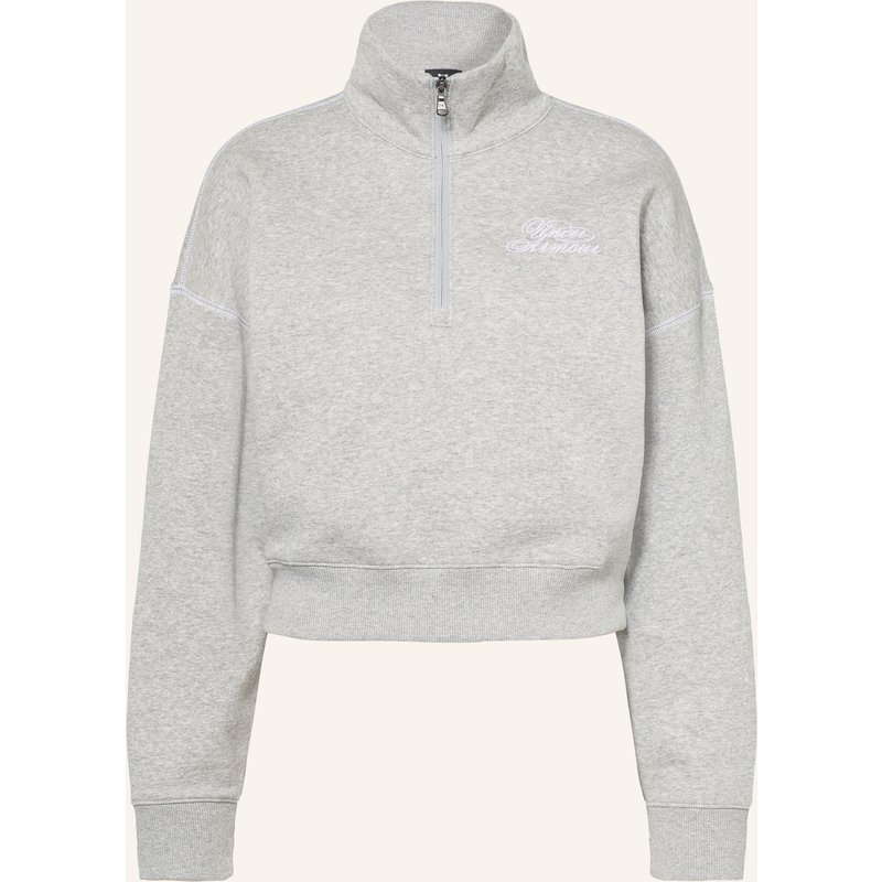 Under Armour Sweat-Troyer Ua Rival Fleece Script grau