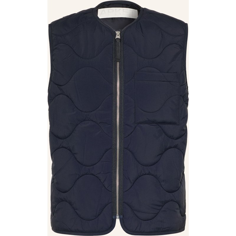 Arket Steppweste blau
