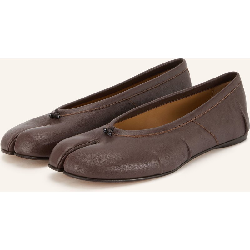 Maison Margiela Ballerinas Tabi braun