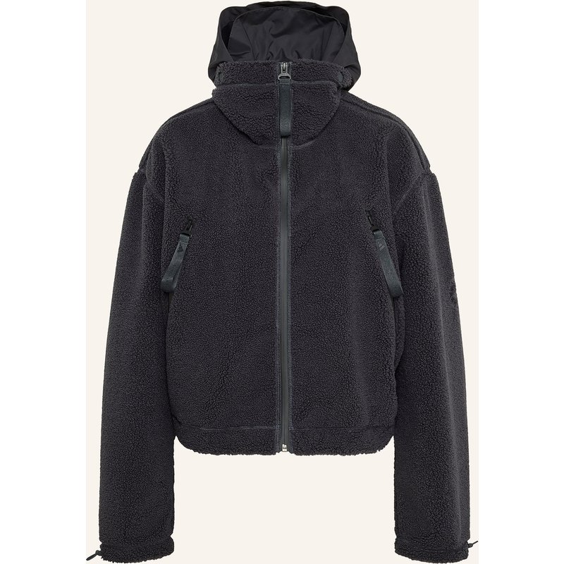 Adidas By Stella Mccartney Fleecejacke Adidas By Stella Mccartney Mit Abnehmbarer Kapuze schwarz