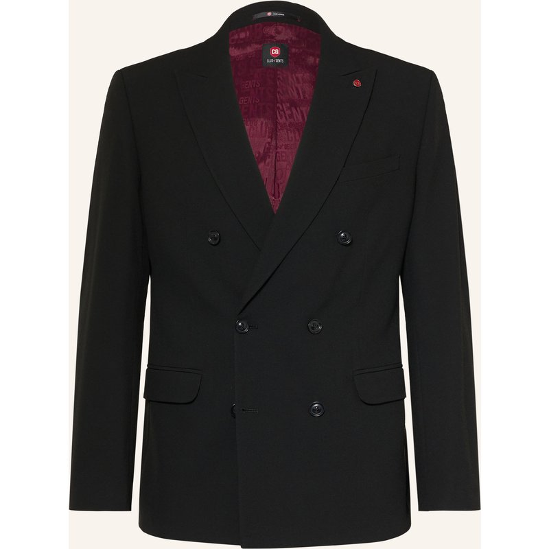Cg - Club Of Gents Anzugsakko Cg Gringo Relaxed Fit schwarz
