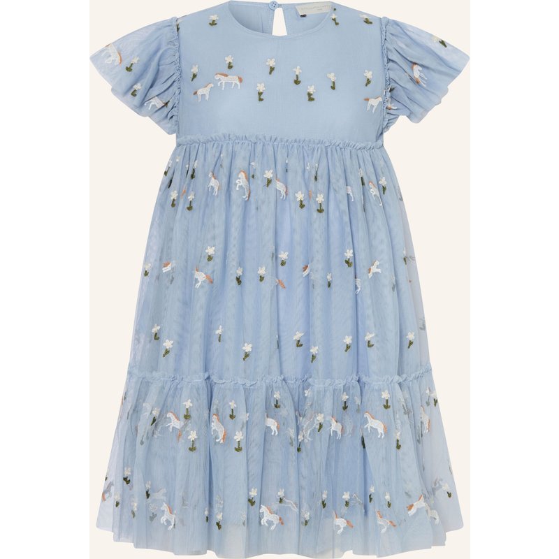 Stella Mccartney Kids Tüllkleid blau