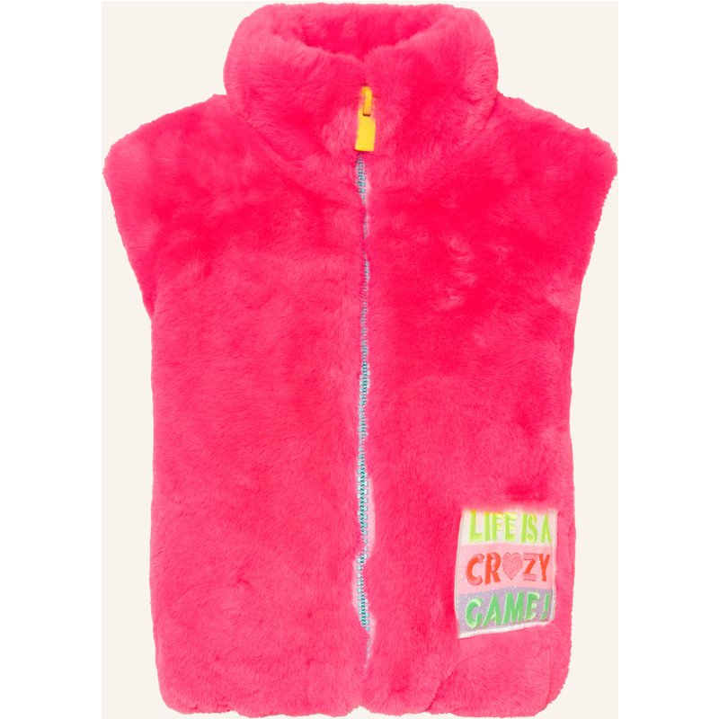Billieblush Kunstfell-Weste pink