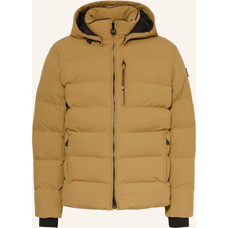 Wellensteyn Steppjacke Blackbird Mit Abnehmbarer Kapuze braun