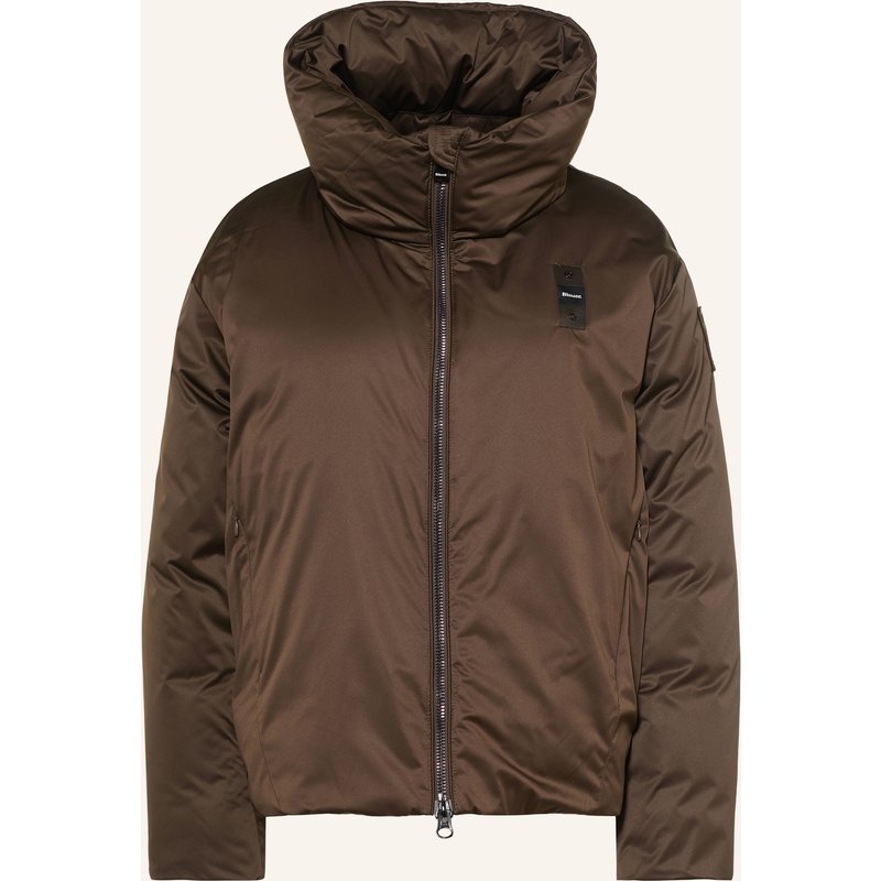Blauer Daunenjacke Mellen braun