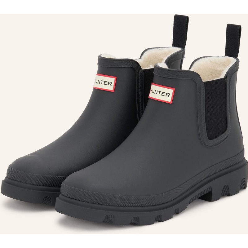 Hunter Gummi-Boots Downpour schwarz