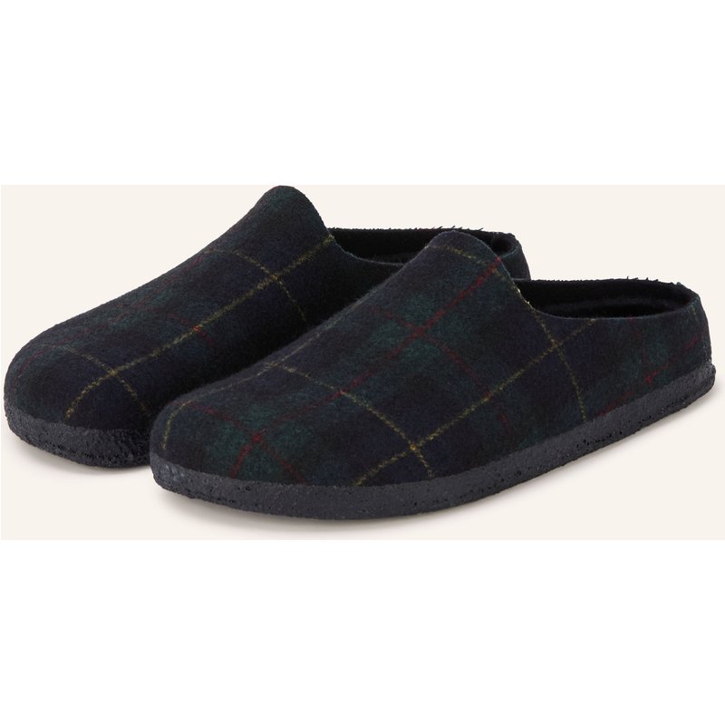 Birkenstock Pantoletten Amsterdam Wrap Dip blau