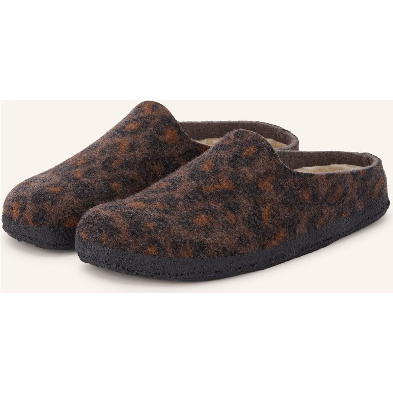 Birkenstock Hausschuhe Amsterdam Wrapped Dip braun