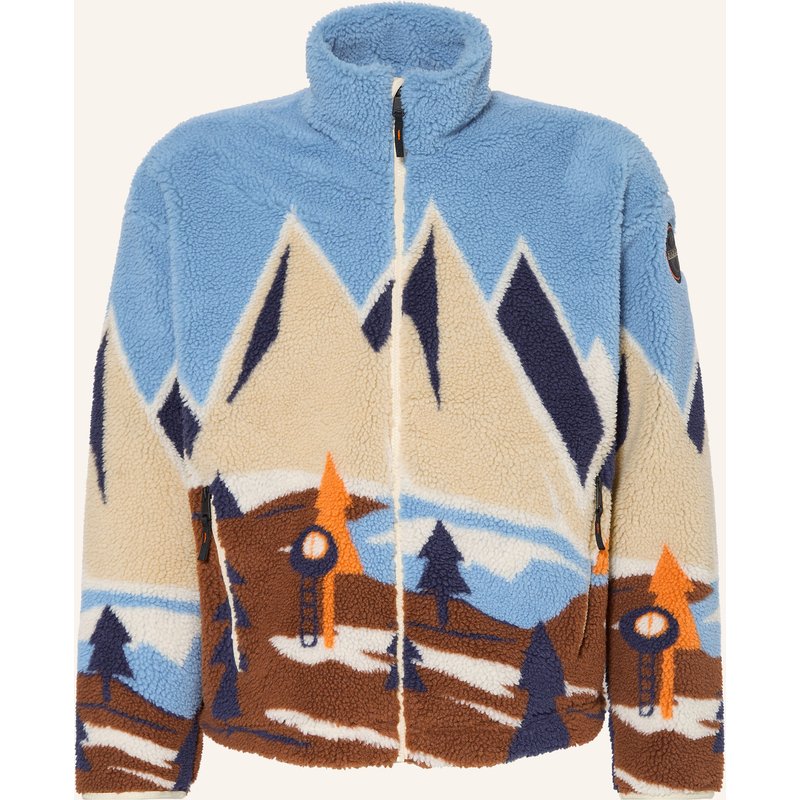 Napapijri Fleecejacke Fleece blau