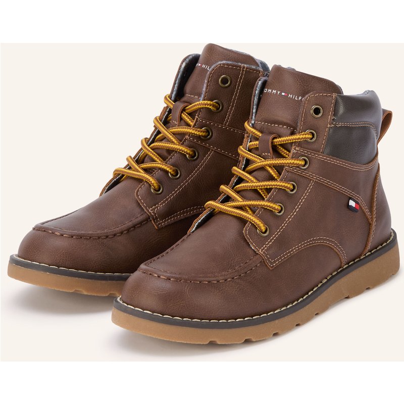 Tommy Hilfiger Schnürboots braun