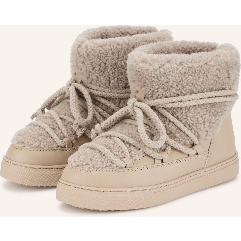 Inuikii Schnürboots Curly grau