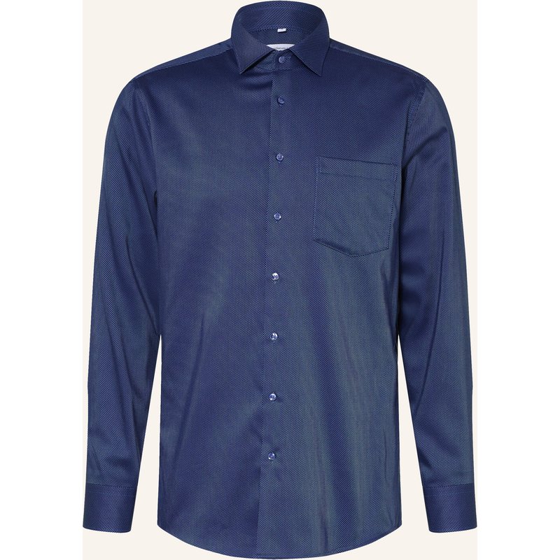 Seidensticker Hemd Regular Fit blau