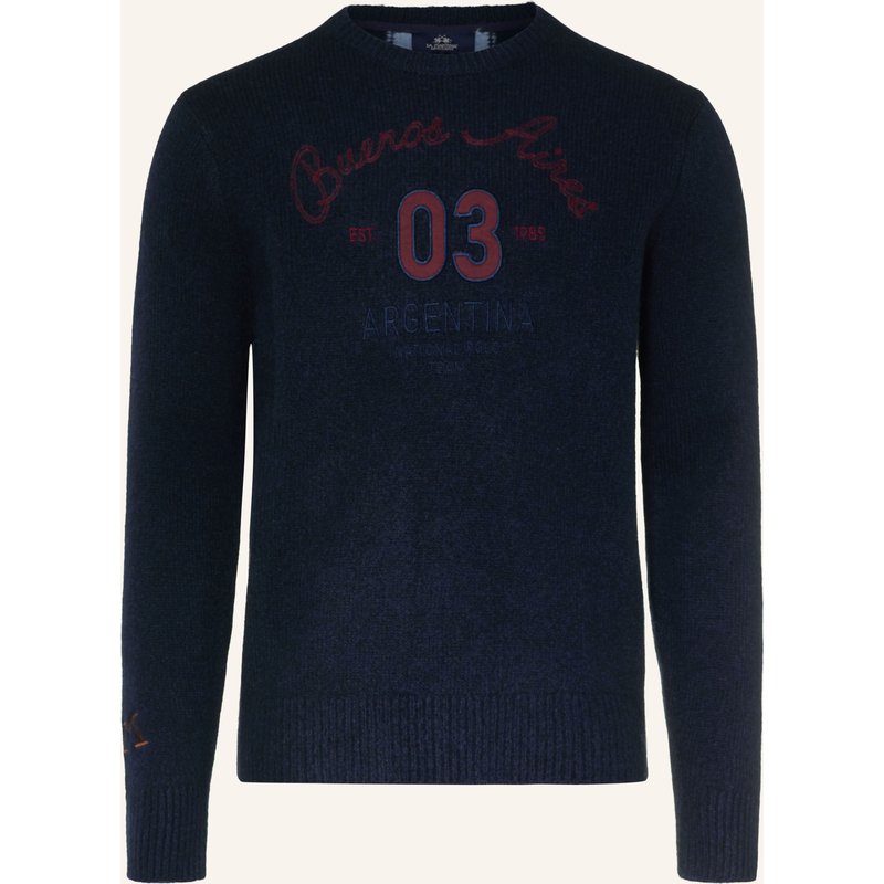 La Martina Pullover blau