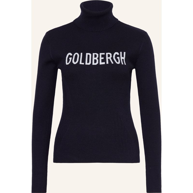 Goldbergh Rollkragenpullover Fira Mit Merinowolle blau