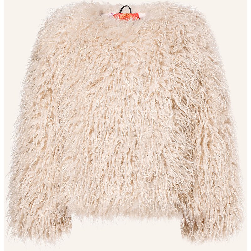 Goldbergh Kunstfell-Jacke Yua beige