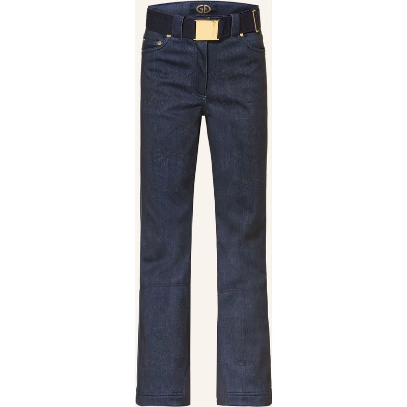 Goldbergh Softshell-Skihose Fuji In Jeansoptik Mit Schmucksteinen blau