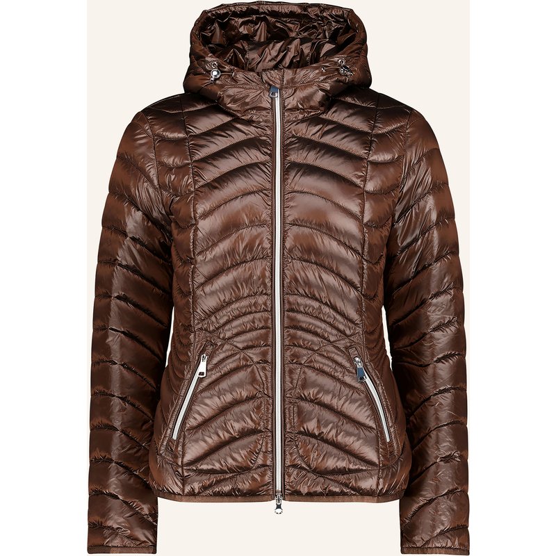 Cartoon Steppjacke braun