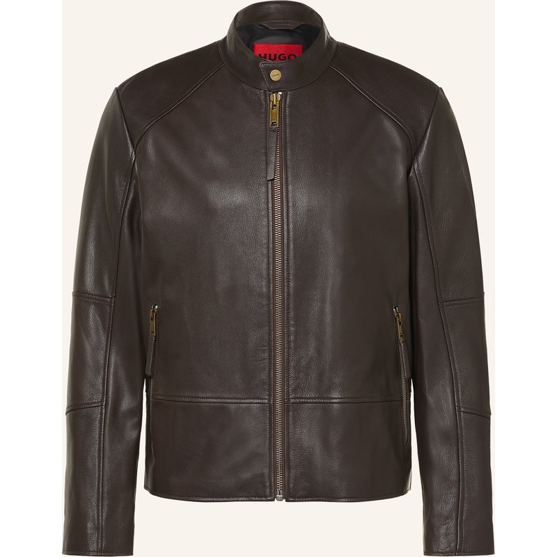 Hugo Lederjacke Likos braun