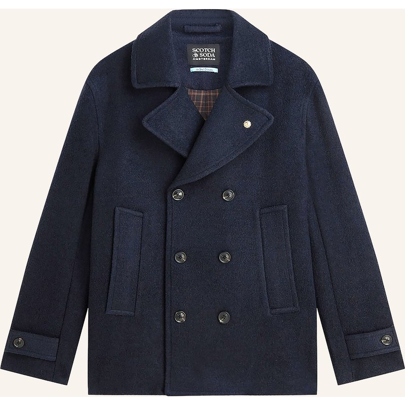 Scotch & Soda Cabanmantel blau