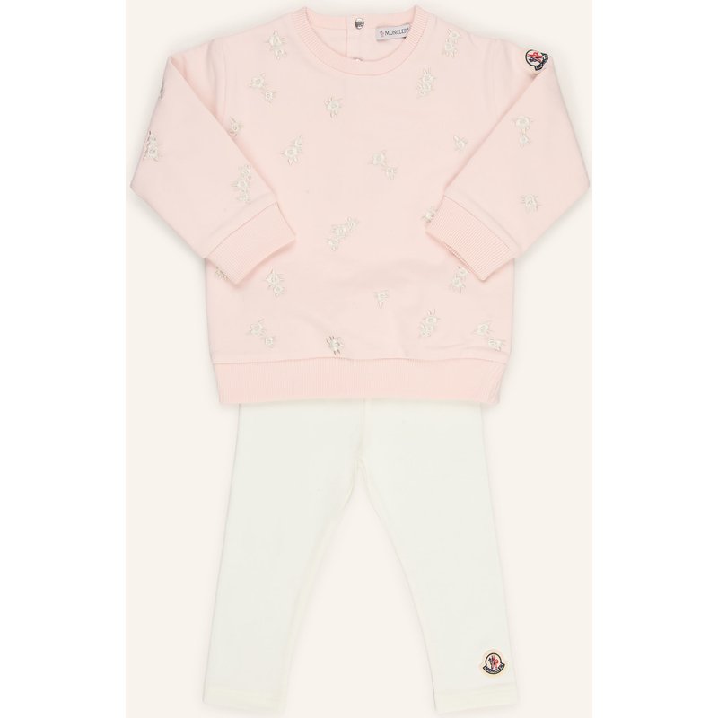 Moncler Enfant Set: Sweatshirt Und Leggings rosa