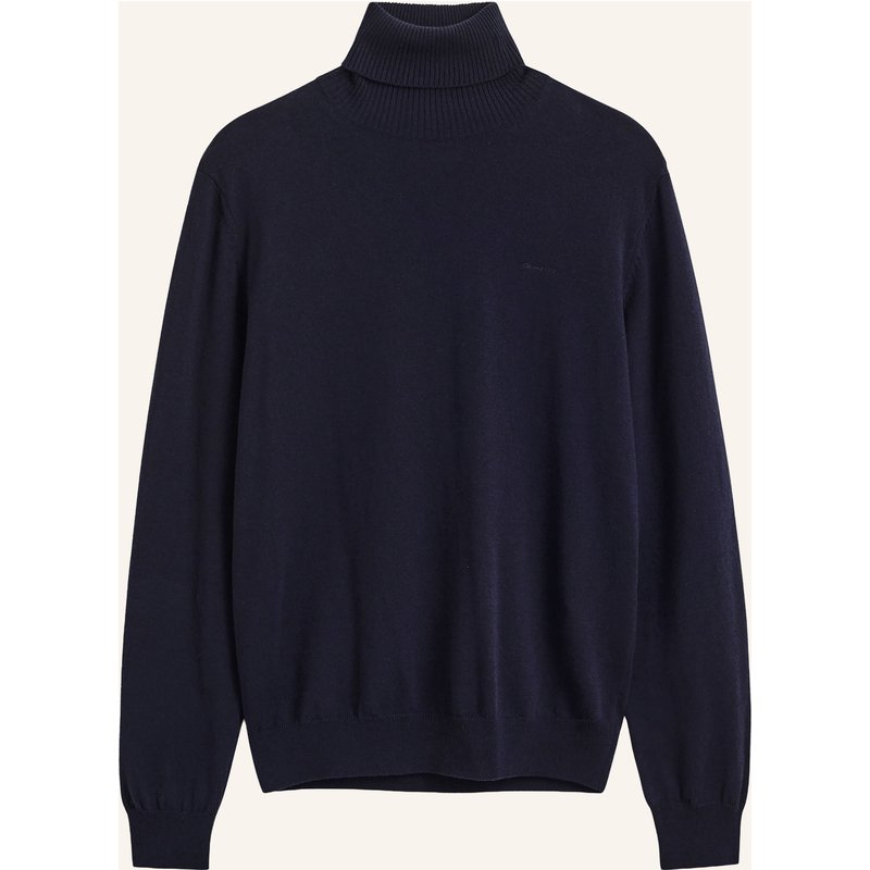 Gant Rollkragenpullover blau