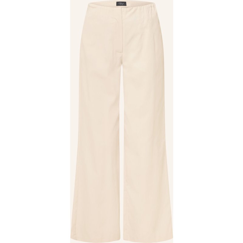 S.Oliver Black Label Marlenehose weiss