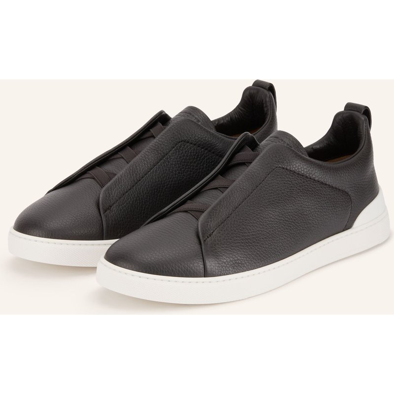 Zegna Slip-On-Sneaker Triple Stitch™ braun
